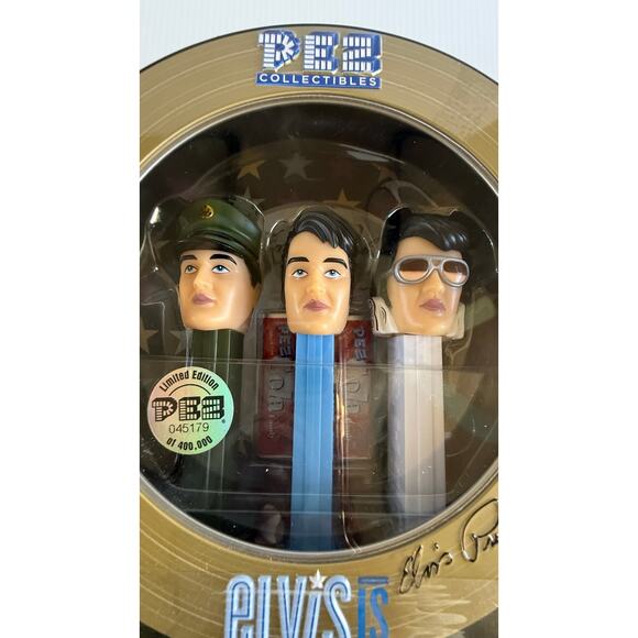 Elvis Presley Limited Edition PEZ Dispenser 3-Pack Collectible Set with Audio CD - Picture 6 of 9
